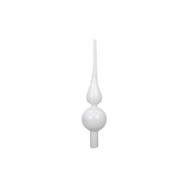 Cimier verre, blanc brillant