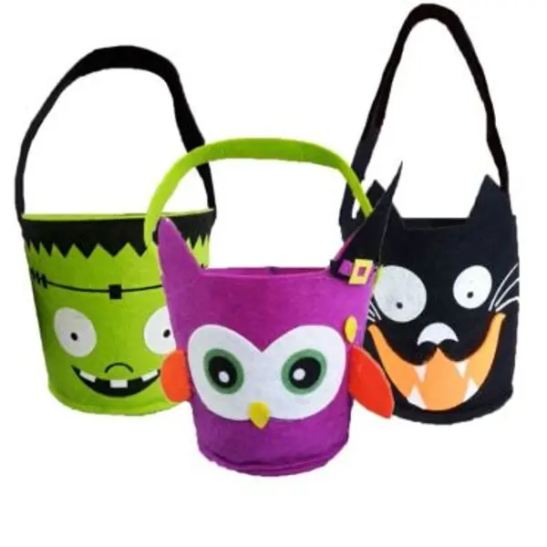 Halloween – Panier en Feutrine – 3 modèles au choix