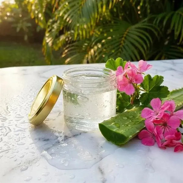 Gel aloe vera au géranium rosat