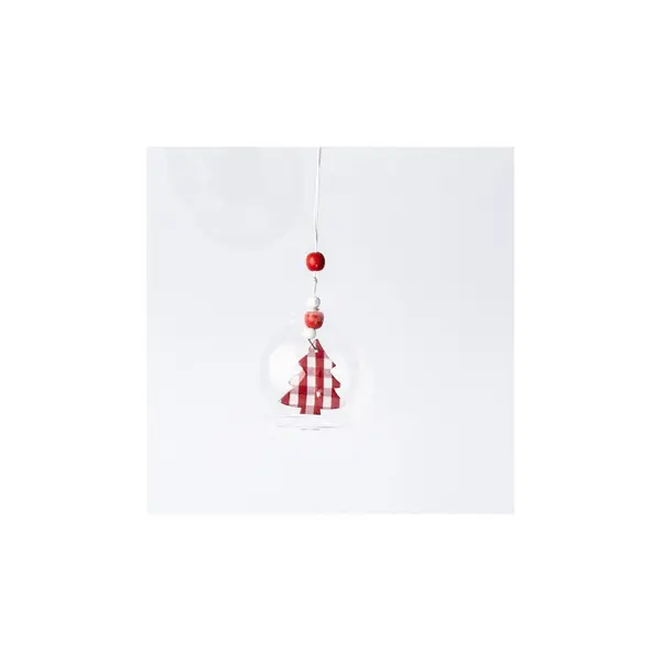 3 Boules en verre avec suspension