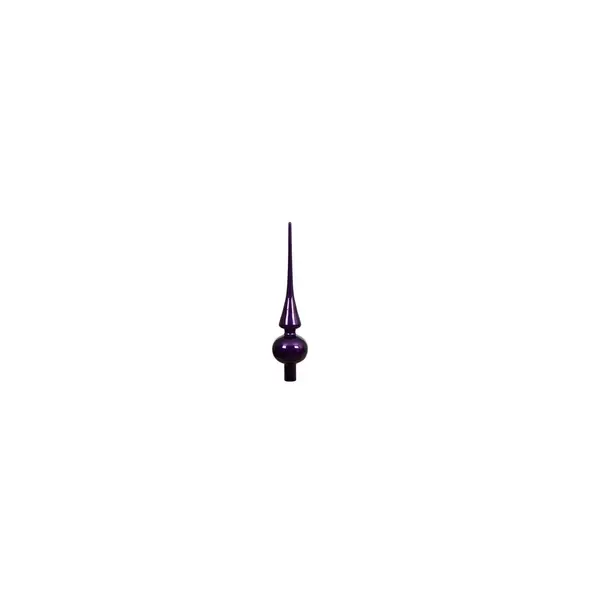 Cimier en verre mauve