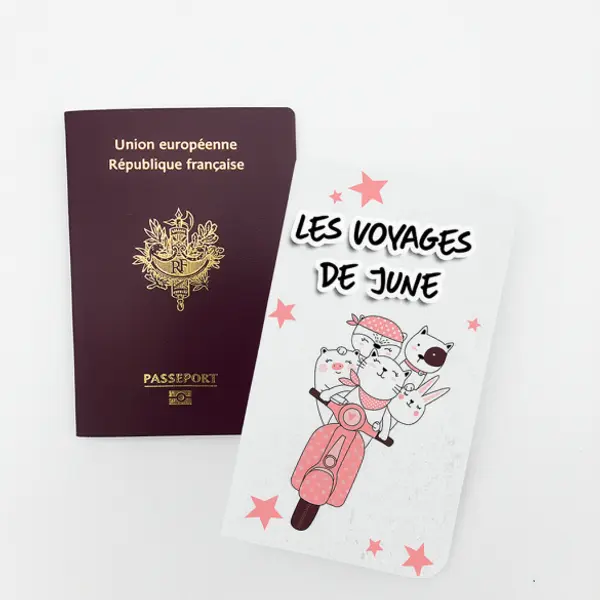 Protège passeport personnalisable Scooter