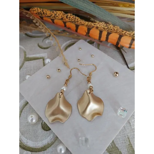 Boucles d oreilles acier inoxydable.