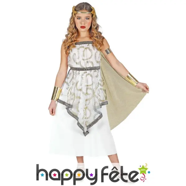 Robe de déesse Grecque pour enfant