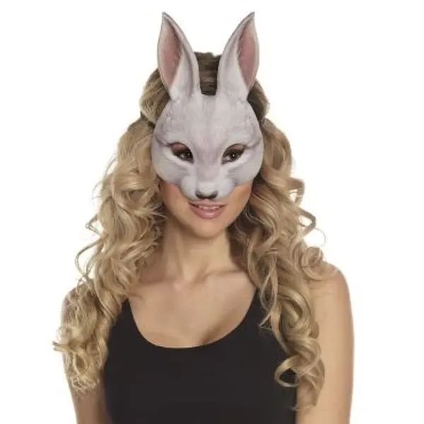 Demi-Masque de Lapin Adulte