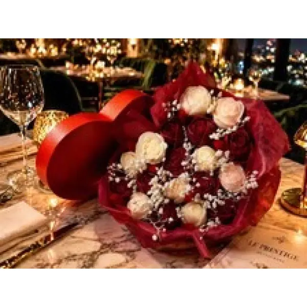 Bouquet de fleurs bougies parfumées