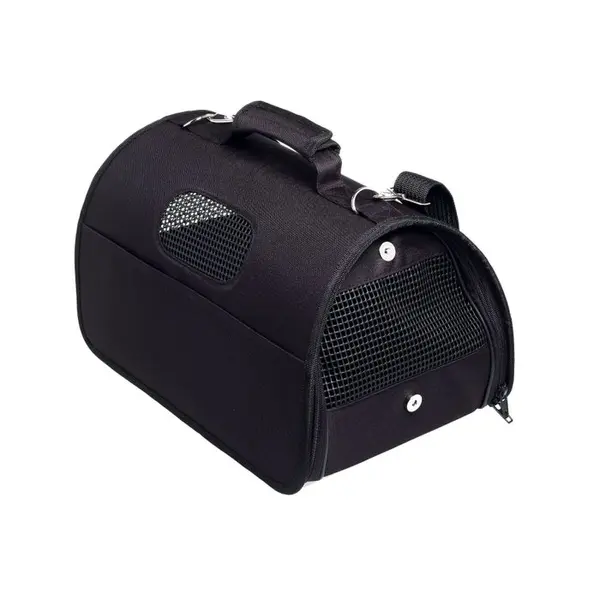 Sac transport urban petit et moyen chien noir : l 48 x l 28 x h 28 cm
