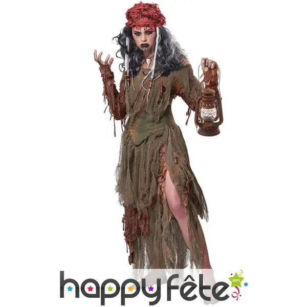 Costume de la sorcière du lac pour adulte