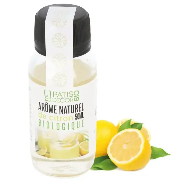 Arôme naturel de citron biologique 50 ml - DDM 07/26