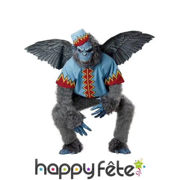 Costume de singe volant, magicien d'oz