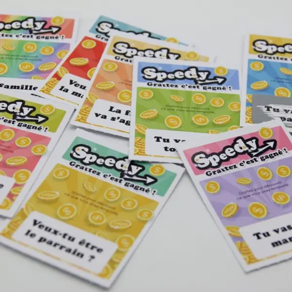 Ticket jeu à gratter "Speedy"|annonce grossesse