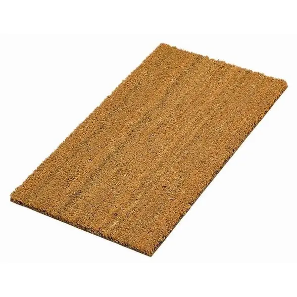 Tapis interieur/exterieur abrite coco ecru 60x33 cm