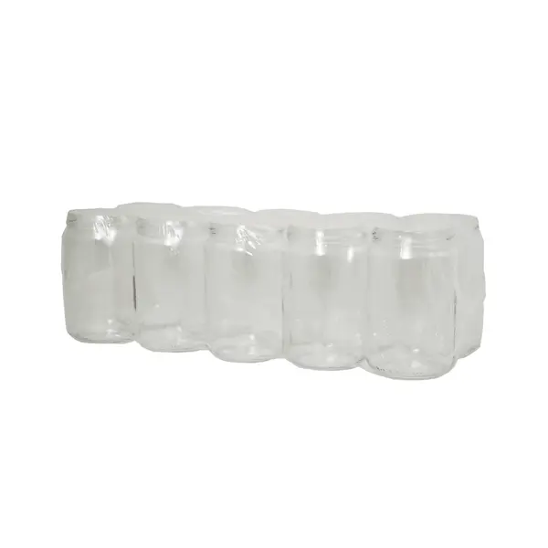 10 Pots en verre cylindrique 1 kg (750 ml) TO 82