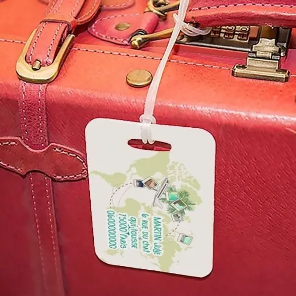 Etiquette à bagages World