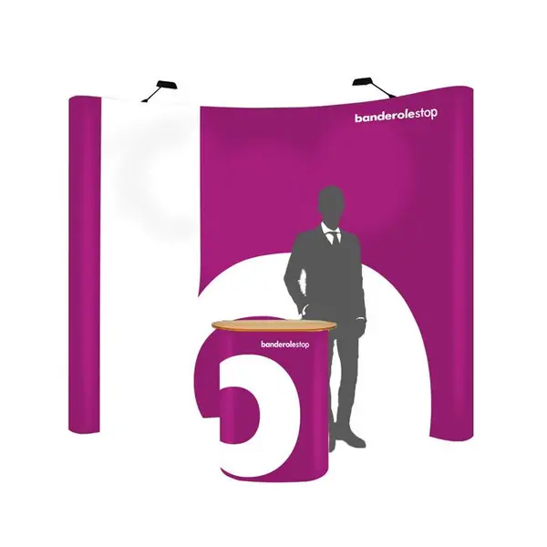 Stand parapluie PVC courbé