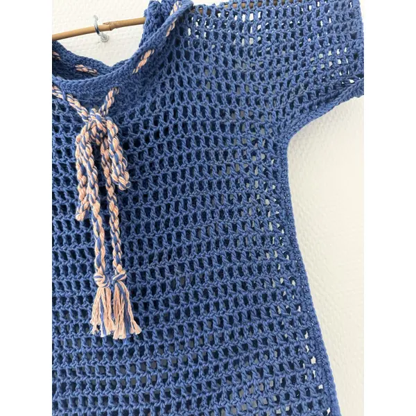 Sweat a capuche "bleu océan"
