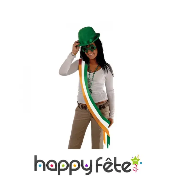 Echarpe irlandaise tricolore