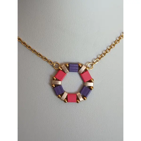 Collier perles tila a694