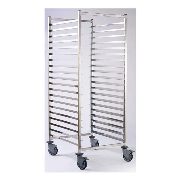 chariot de fermentation inox 60x80 cm entrée 600 20 niveaux
