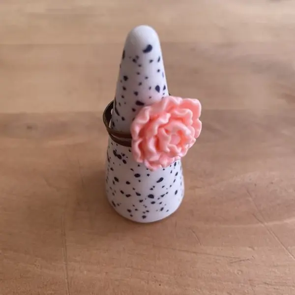 Bague réglable fleur