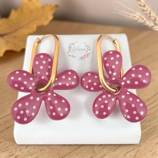 Boucles d'oreilles créoles interchangeables " colette"