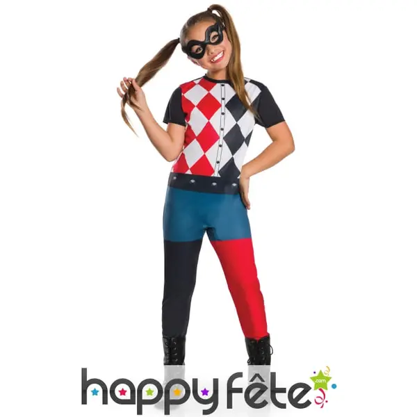 Costume de Harley Quinn pour fille
