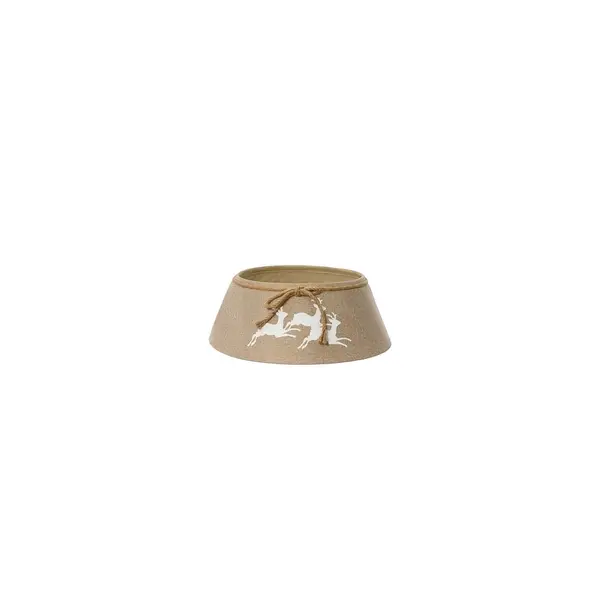 Cache-pied de sapin en toile de jute - 68cm