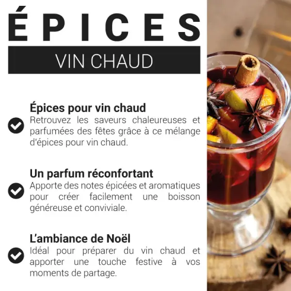 Épices vin chaud 70 g - DDM 07/26