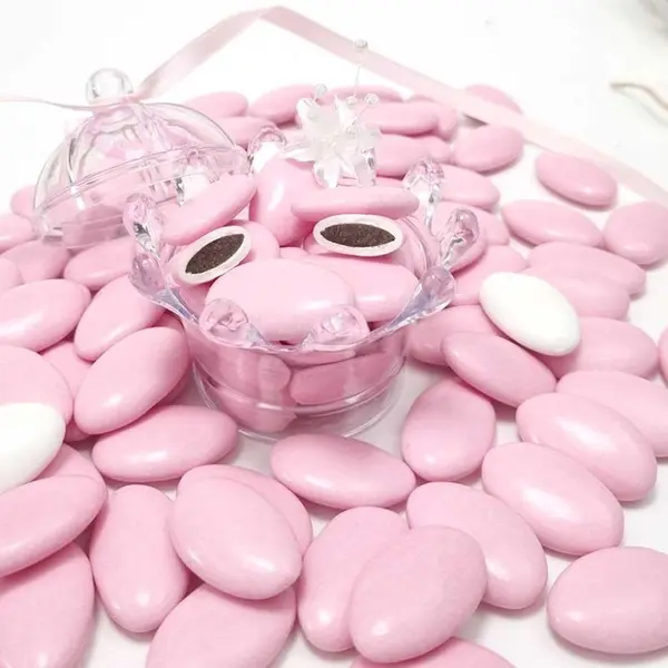 Dragées chocolat rose 1kg