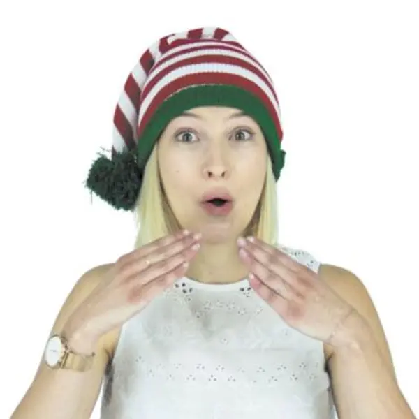 Bonnet en Tricot - Elfe du Père Noël