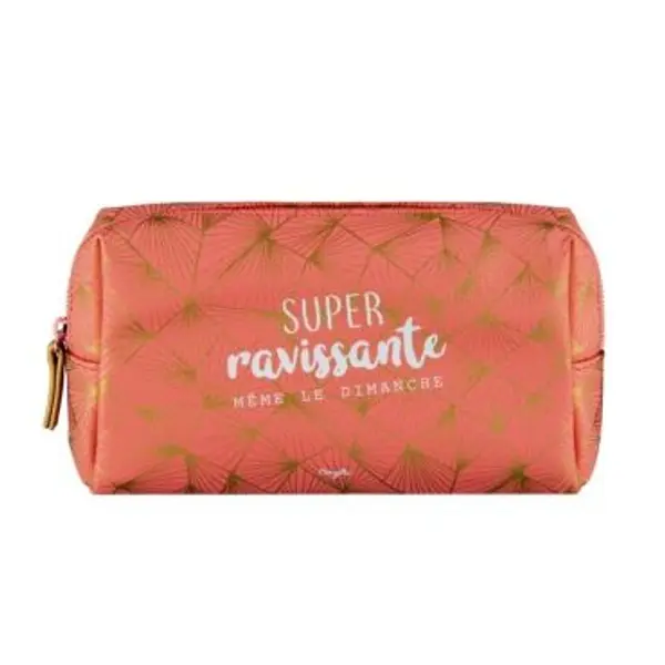 Petite Trousse de Toilette "Super Ravissante" - Collection Super Gentille - Derrière la Porte
