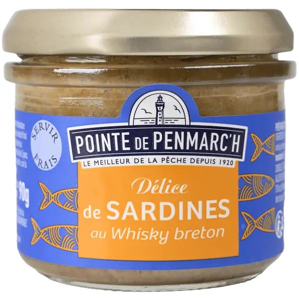 Délice de sardines au Whisky breton - 90g
