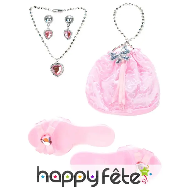 Accessoires rose de petite princesse