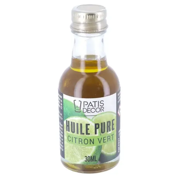 Huile pure de citron vert - 30 ml - DDM 03/26