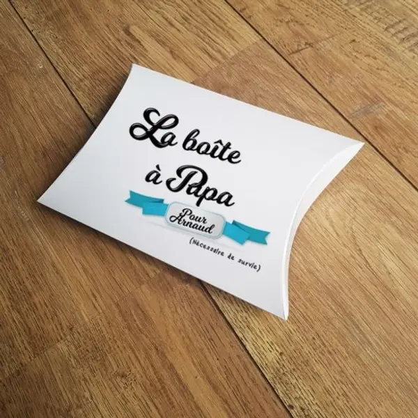 Boîte à papa vide personnalisable