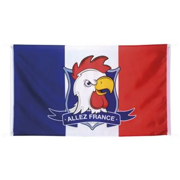 Drapeau Tricolore de Supporter - Allez France