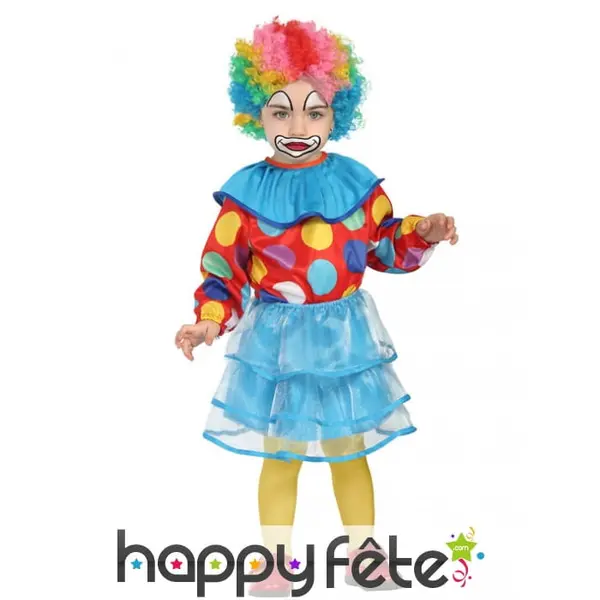 Déguisement de bébé clown en tutu