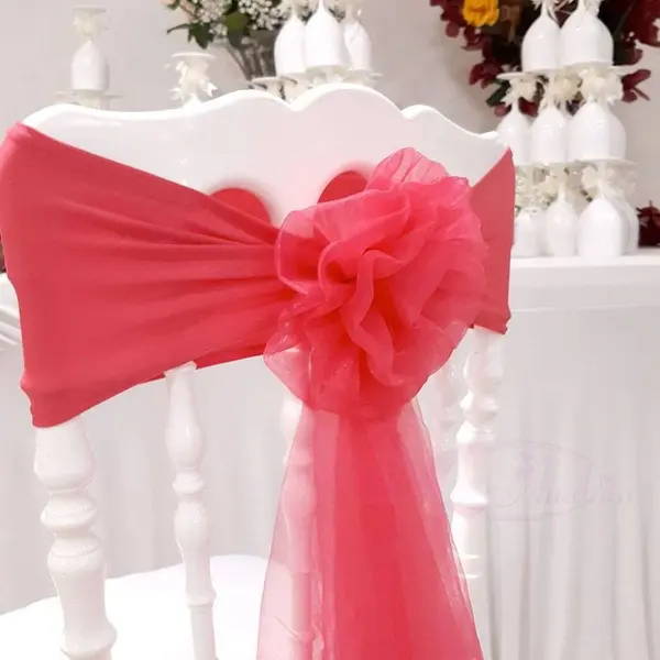 10 Noeuds de chaise en fleur Fuchsia