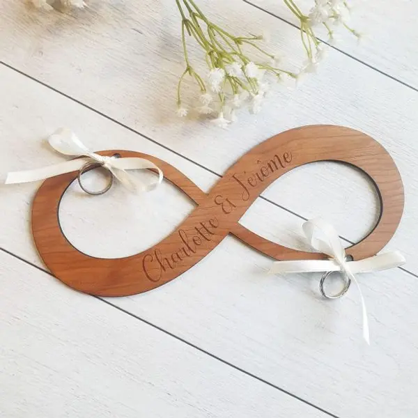 Porte alliances en bois ou en plexi transparent | Infini personnalisé