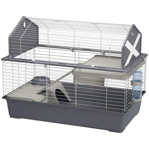 Cage "Barn 100" pour lapin - 96x57x73cm