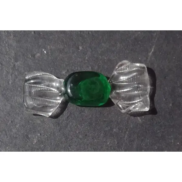 Bonbon décoratif verre filé, lampwork, verre de murano, deco.0108