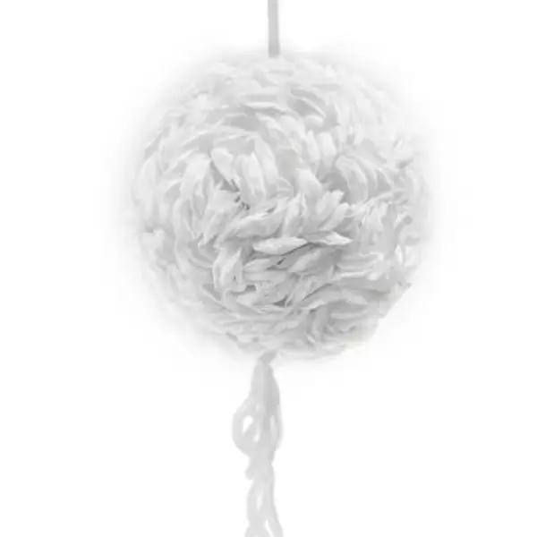 Suspension décorative Boule de Pétales de Roses - Blanc