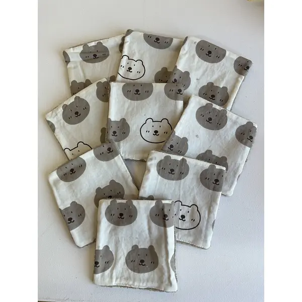 Lingettes bébé lavable