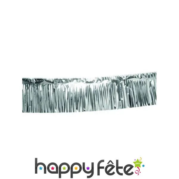 Rideau de lamelles argentées 30cm x 6m