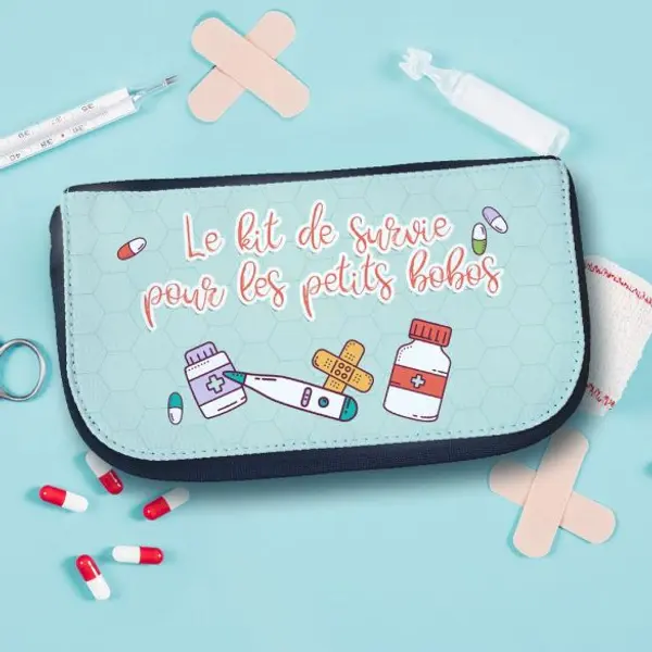 Pochette à bobos - Trousse de secours de voyage