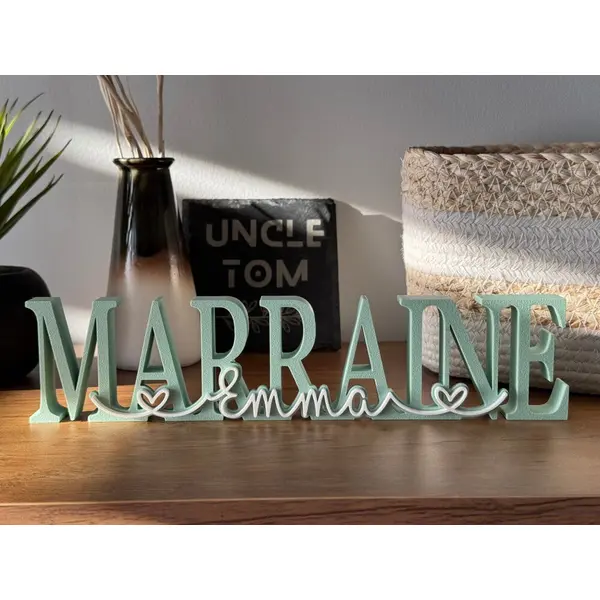 Décoration mamie à personnaliser - couleurs au choix - cadeau noël mamie fête des grands-mères - lettres décoratives