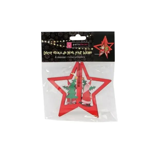 Cake Topper Etoile de Noël
