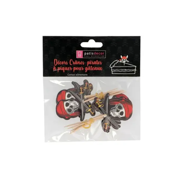 Cupcake Toppers Pirates (x 12)