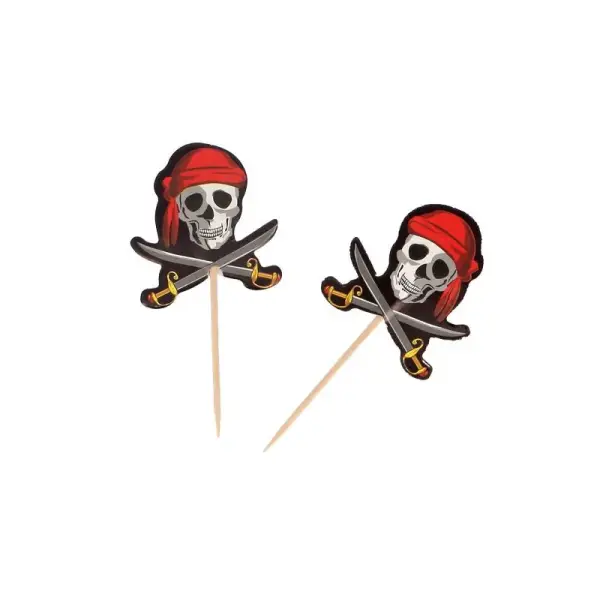 Cupcake Toppers Pirates (x 12)