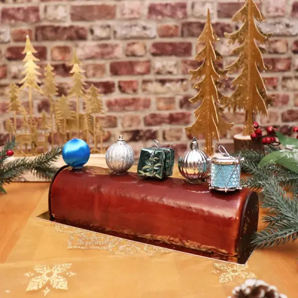 Décors de Noël sur pique assortis bleus (x5)
